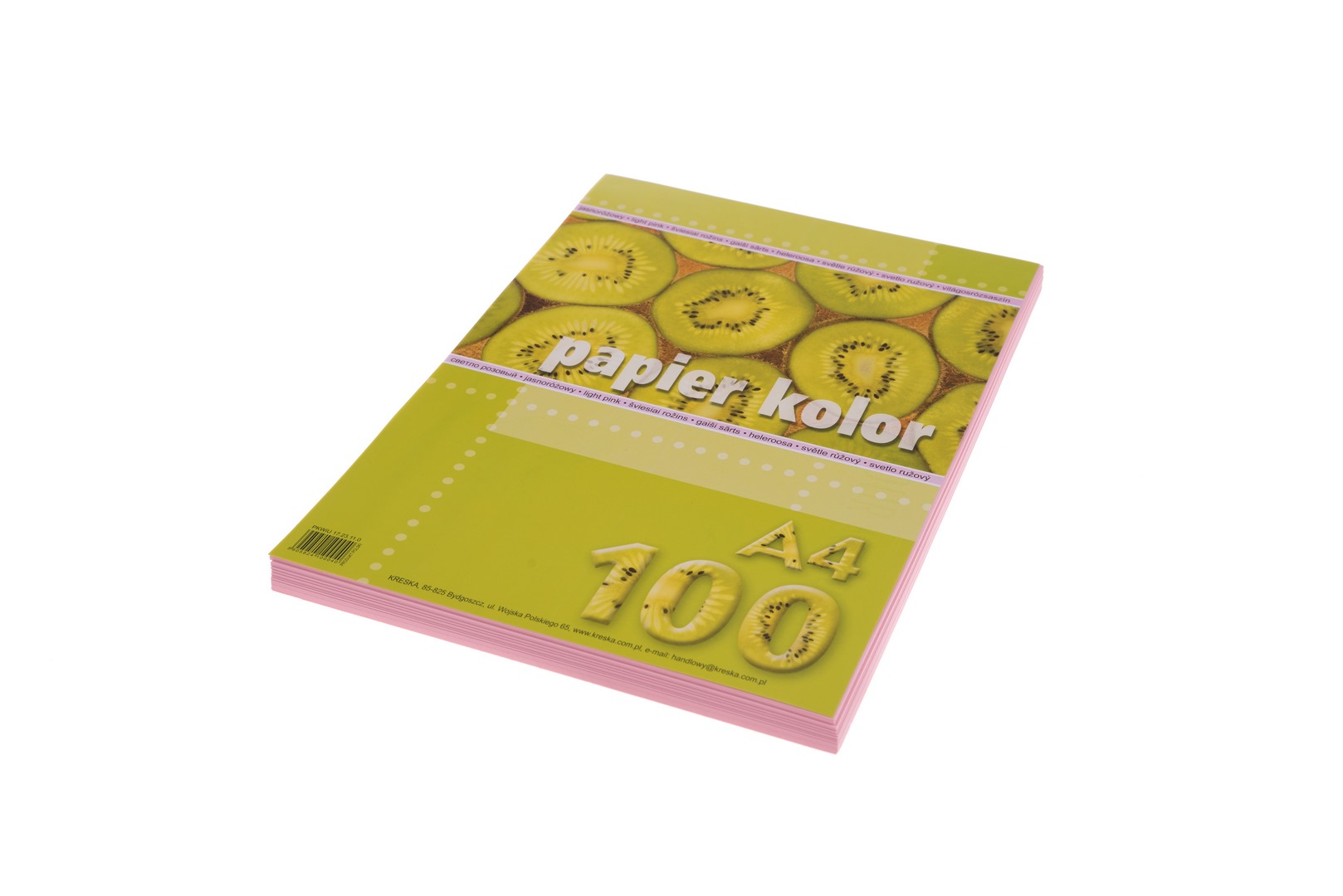 Papier ksero A4 80g 100ark. jasny różowy Kreska